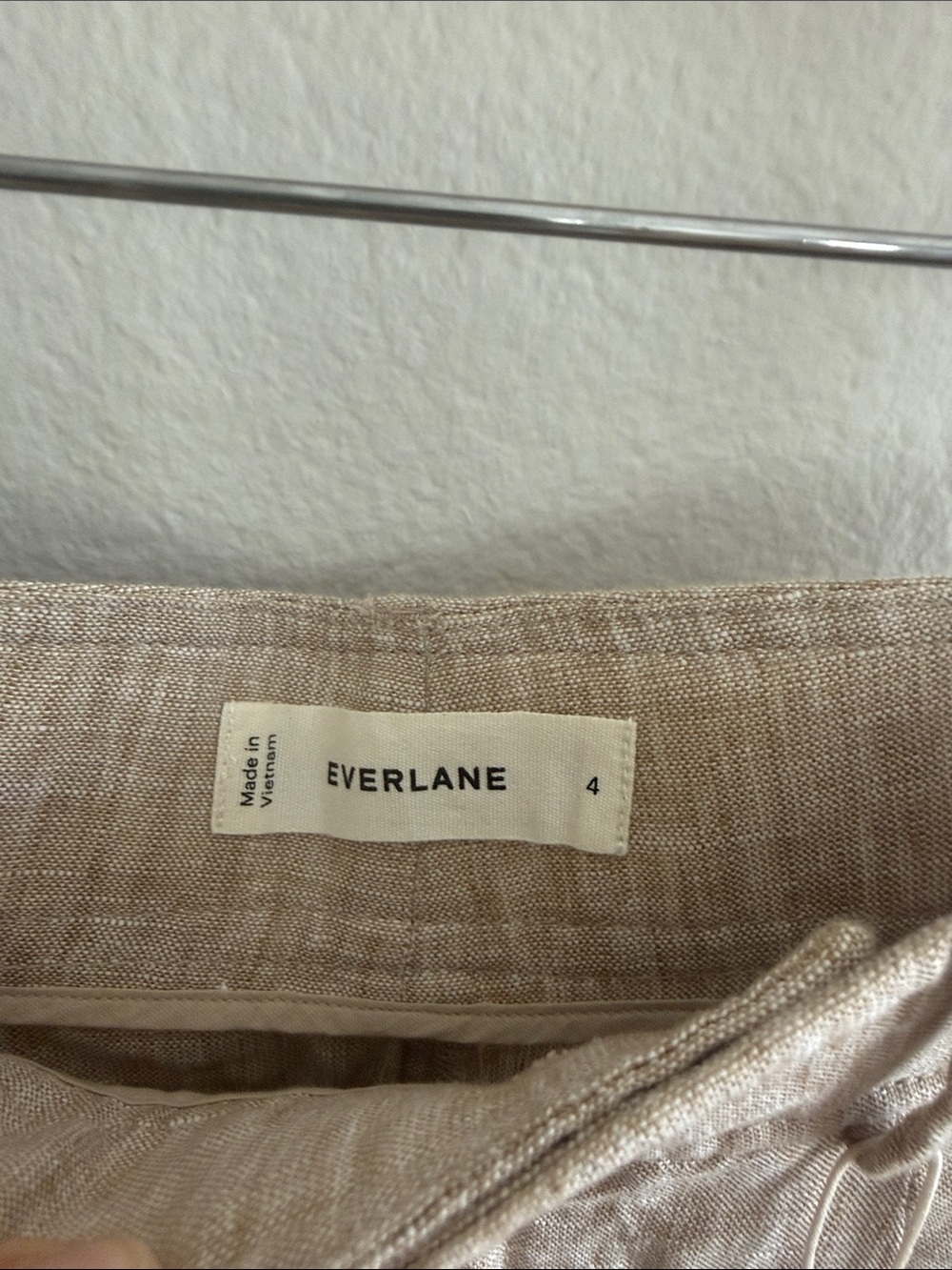 Everlane The Linen Way-High® Drape Pant in cornstalk - Picture 3 of 6